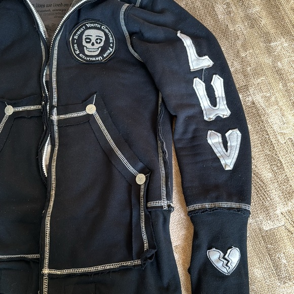 SYC FUK zip-up hoodie - Picture 3 of 10